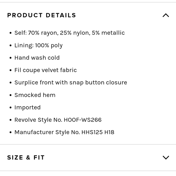 House of Harlow 1960 Yiandro Blouse in Noir - Picture 4 of 5